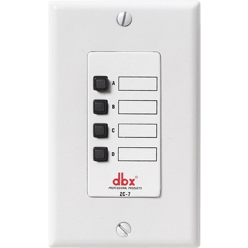 Harman Pro DBXZC7V A/V Control Panels Dbx Zc-7 Zc 7 Wall Mounted Mic Mnt - Page Assignment (dbxzc7v) 691991400773