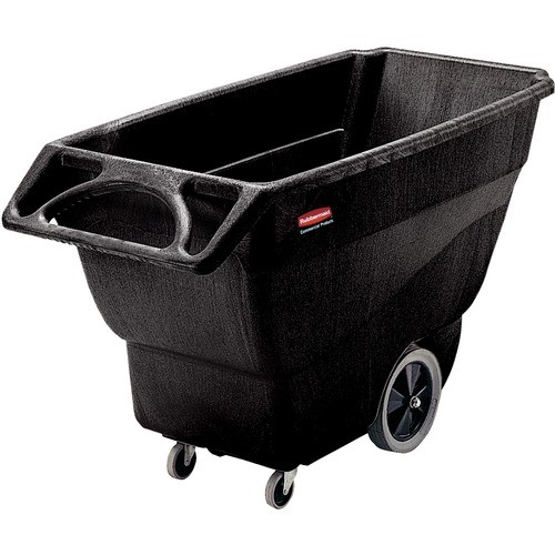 Rubbermaid FG101100BLA Carts & Dollies Rubbermaid Commercial Structural Foam Tilt Truck, Utility Duty, 3/4 Cubic Yard, Black - 600 Lb Capac RCP1011BLA 086876239317