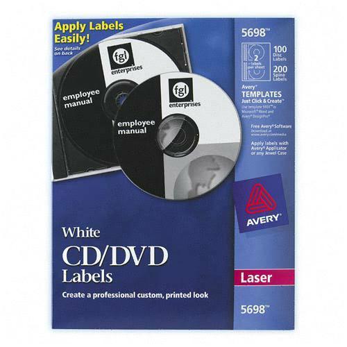 Avery Dennison 05698 Labels Cd Labels AVE5698 072782056988