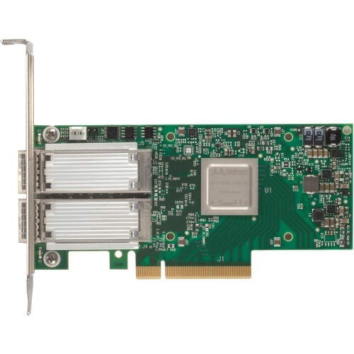 Nvidia MCX414A-GCAT Network Cards Mellanox 50gigabit Ethernet Switch - Pci Express 3.0 X8 - 2 Port(s) - Optical Fiber - Plug-in Card ( Mcx414agcat 613326147122