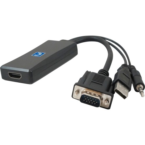 Comprehensive Cable CCN-VGA2HD Connector Adapters Hdmi/vga Audio/video Adapter Ccnvga2hd 818242140831