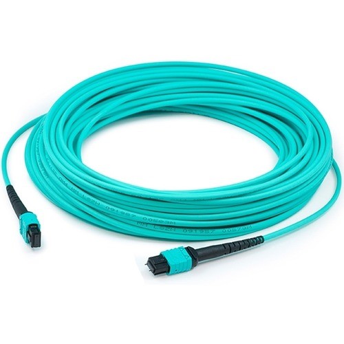 Addon ADD-MPOMPO-2M5OM3 Cables Addon 2m Mpo (female) To Mpo (female) 12-strand Aqua Om3 Crossover Fiber Ofnr (riser-rated) Patch Ca Addmpompo2m5om3 821455539323