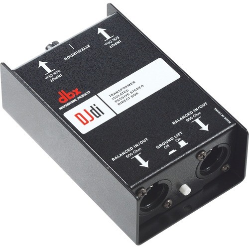 Harman Pro DBXDJDI Miscellaneous Devices Dbx Djdi 2ch Passive Direct Box - Direct Box That C (dbxdjdi) 691991002083