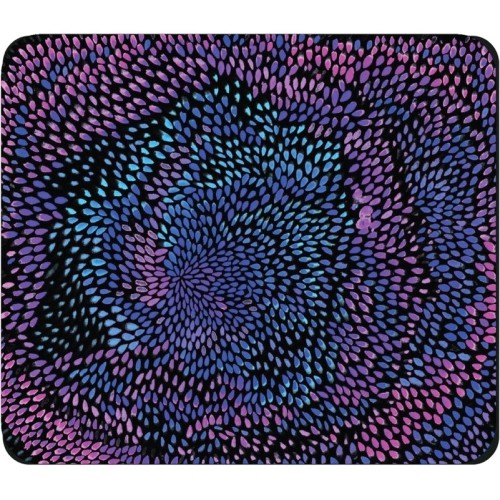 Centon Electronics OP-MPV1BM-ART01-25 Wrist/Mouse Pads Otm Prints Black Mouse Pad, Petals Cool - Petals Cool - Black - Rubber - Slip Resistant (op-mpv1bm-a Opmpv1bmart0125 993297343632