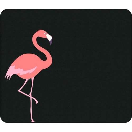 Centon Electronics OP-MPV1BM-CRIT-01 Wrist/Mouse Pads Otm Critter Prints Black Mouse Pad, Flamingo - Flamingo - Black - Rubber - Slip Resistant (op-mpv1bm Opmpv1bmcrit01 818239313743