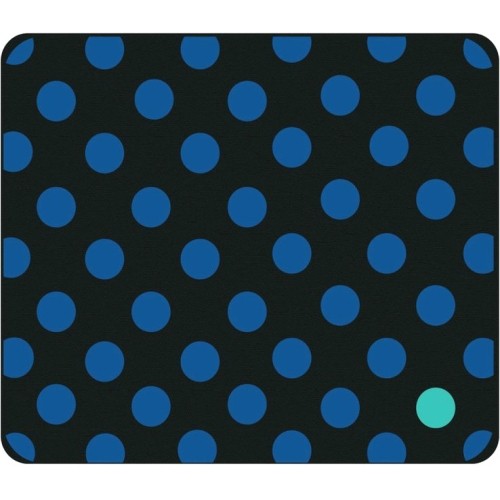Centon Electronics OP-MPV1BM-DOT-01 Wrist/Mouse Pads Otm Classic Prints Black Mouse Pad, Dotty Gone Blue - Dotty Gone Blue - Black - Rubber - Slip Resist Opmpv1bmdot01 731969582923