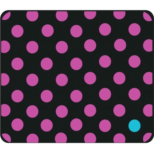 Centon Electronics OP-MPV1BM-DOT-02 Wrist/Mouse Pads Otm Classic Prints Black Mouse Pad, Dotty Gone Violet - Dotty Gone Violet - Black - Rubber - Slip Re Opmpv1bmdot02 731969582916