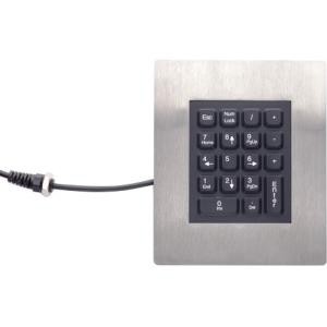 Ikey PM-18-USB Keyboards & Keypads Ikey Panel Mount Numeric Keypad - Cable Connectivity - Usb Interface - 18 Key - Industrial Silicon R Pm18usb 