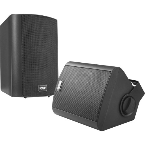 Pyle PDWR52BTBK Multimedia Speakers Pyle Pdwr52btbk Bluetooth Speaker System - 40 W Rms - Black - Wall Mountable - 80 Hz To 20 Khz - Sur 437304430446