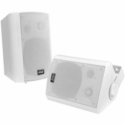 Pyle PDWR61BTWT Multimedia Speakers Pyle Pdwr61btwt Pdwr61btwt 60-watt-continuous-power Indoor/outdoor Wall-mount Bluetooth Speaker Set, 997253150975