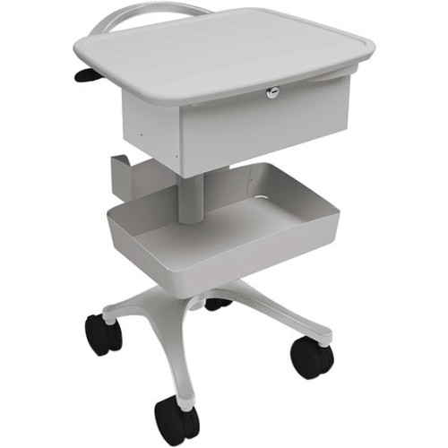 Ergotron BZD04CG/CG4 Carts & Dollies Anthro Zido Phlebotomy Cart Package - 1 Drawer - 118 Lb Capacity - 4 Casters - 4" Caster Size - Medium Density Fiberboard (mdf), Cast Metal - X 40" Height - Steel Frame - Cool Gray - 5 Box Bzd04cgcg4 Bzd04cg/cg4 766212218663