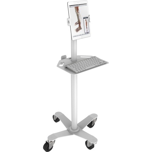 Maclocks MCSF01W Mounting Kits Compulocks Keyboard Tray For Medical Rolling Cart White - Rolling Stand Accessories (mcsf01w) 854249006916