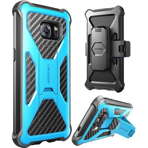 I-Blason S7-PRIME-BLUE Carrying Cases I-blason Prime Carrying Case (holster) Smartphone - Blue - Impact Resistant, Shock Resistant - Polyc S7primeblue 752454310081