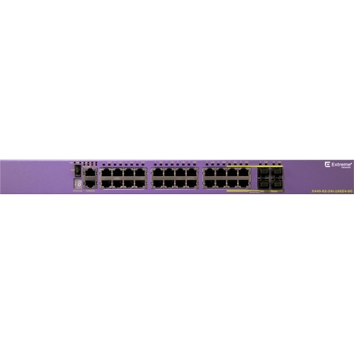 Extreme Networks 16536 Switches & Bridges Extreme Networks X440-g2-24t-10ge4-dc Ethernet Switch - 24 Ports - Manageable - Gigabit Ethernet - 1 644728165360