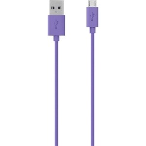Belkin F2CU012BT04-PUR Cables Belkin Micro Usb Chargesync Cable - 4 Ft Micro-usb/usb-a Data Transfer Cable For Tablet Pc, Digital  F2cu012bt04pur 722868969090