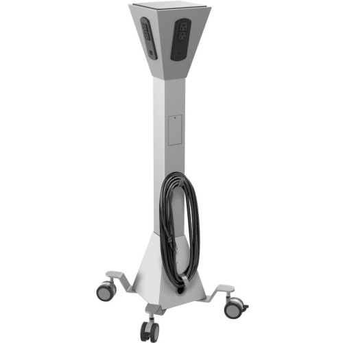 Mooreco 27735 Power/Data Outlets Mooreco Iteach Mobile Power Tower - 125 V Ac / 15 A Cart - 1 Pack (27735) 703673277358