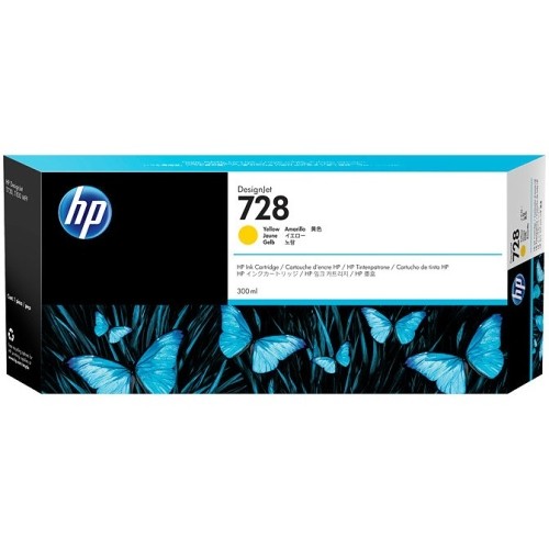 Hp F9K15A Toners & Ink Cartridges 728 300-ml Yellow Designjet Ink Cartridge 889894377913