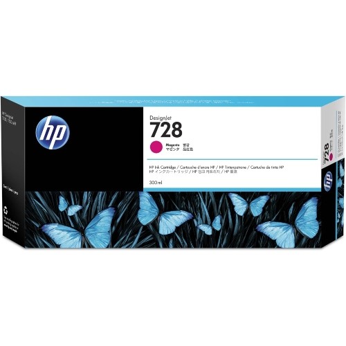 Hp F9K16A Toners & Ink Cartridges 728 300-ml Magenta Designjet Ink Cartridge 993274258331