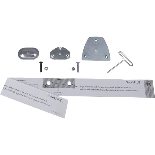 Ergotron 98-017 Mounting Kits Wft Lx Arm Mount, Grommet Accessory Kit, Perfect Length To Securely Attach The L (98-017) 98017 698833057393