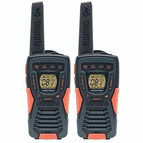 Cobra ACXT1035R FLT Walkie Talkies/Radios Cobra Floating Waterproof Walkie Talkies - 22 Radio Channels - Upto 195360 Ft - 121 Total Privacy Co Acxt1035rflt 028377202650