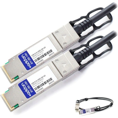 Addon CAB-Q-Q-100G-5M-AO Cables Addon Arista Networks Compatible Taa Compliant 100gbase-cu Qsfp28 To Qsfp28 Direct Attach Cable (pas Cabqq100g5mao 821455592038