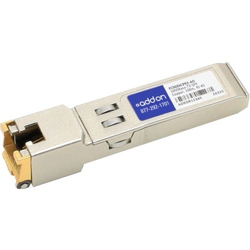 Addon FC9686CPR2-AO Switch Modules Addon Fujitsu Fc9686cpr2 Compatible Taa Compliant 10/100/1000base-tx Sfp Transceiver (copper, 100m,  Fc9686cpr2ao 821455581414