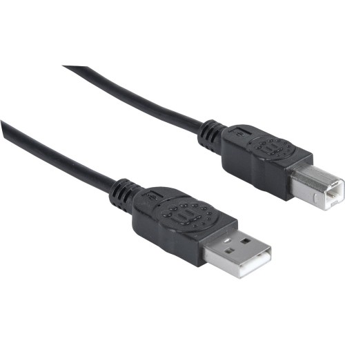 Manhattan 306218 Cables Manhattan Hi-speed Usb 2.0 Device Cable - A Male To B Male - 3 Ft - Usb For Notebook, Usb Hub, Deskt 766623306218