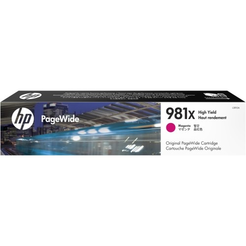 Hp L0R10A Toners & Ink Cartridges 981x (l0r10a) High Yield Pagewide Cartridge 889296095262