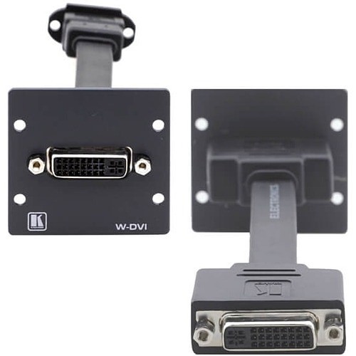 Kramer Electronics W-DVI(B) Faceplates & Mounting Boxes Dvi (f) To Dvi (f) Pass Through - Black (w-dvi(b)) Wdvib 