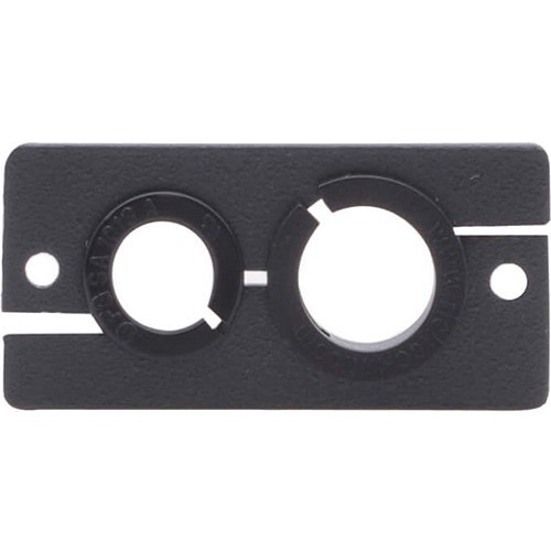 Kramer Electronics WCP-21(B) Faceplates & Mounting Boxes Kramer Wcp-21 Wall Plate Insert - Two-sized Cable Pass-through - Black (wcp-21(b)) Wcp21b 