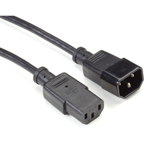 Black Box EPXR25 Power Cords Black Box Extension Power Cord, Iec C13 To Iec C14, 2-ft. (0.6-m) - 120 V Ac / 10 A - Black - 2 Ft C 700604245059