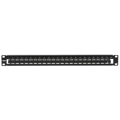 Black Box JPM10GF24 Patch Panels Black Box Cat7 Patch Panel - 1u, 24-port - 24 Port(s) - 24 X Rj-45 - 1u High - Rack-mountable - Taa  650361663873