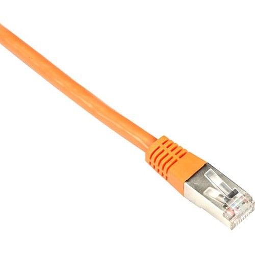 Black Box EVNSL0272OR-0005 Cables Black Box Cat6 250-mhz Stranded Patch Cable Slim Molded Boot - S/ftp, Cm Pvc, Orange, 5ft - 5 Ft Cat Evnsl0272or0005 098379292133