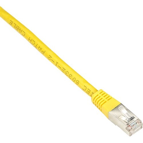 Black Box EVNSL0272YL-0003 Cables Black Box Cat6 250-mhz Stranded Patch Cable Slim Molded Boot - S/ftp, Cm Pvc, Yellow, 3ft - 3 Ft Cat Evnsl0272yl0003 098379296179