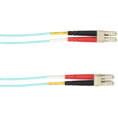 Black Box FOCMP10-005M-LCLC-AQ Cables Black Box Fiber Optic Duplex Patch Network Cable - 16.40 Ft Fiber Optic Network Cable For Network De Focmp10005mlclcaq 013269084919