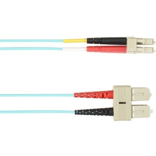 Black Box FOCMP10-015M-SCLC-AQ Cables Fiber Optic Duplex Patch Network Cable Focmp10015msclcaq 822088082767