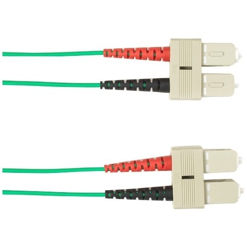 Black Box FOCMP50-010M-SCSC-GN Cables 10-m, Sc-sc, 50-micron, Multimode, Plenum, Green Fiber Optic Cable Focmp50010mscscgn 822088084136