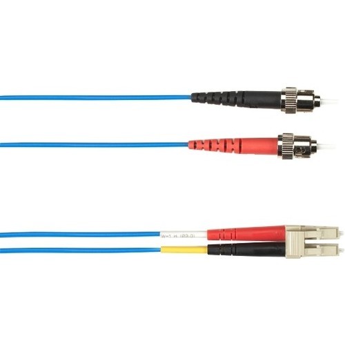 Black Box FOCMR62-003M-STLC-BL Cables 3-m, St-lc, 62.5-micron, Multimode, Pvc, Blue Fiber Optic Cable Focmr62003mstlcbl 822088092469