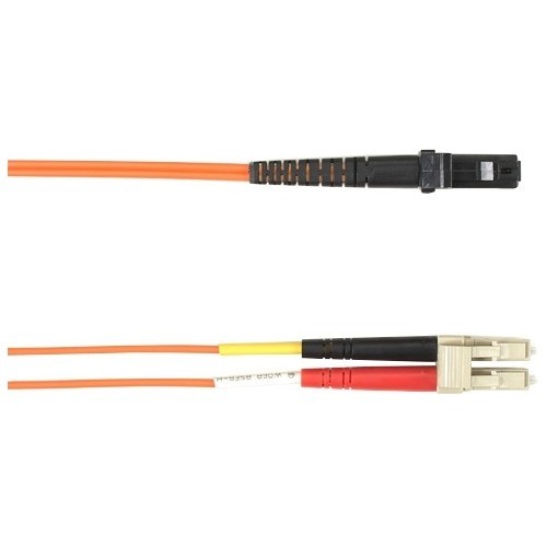 Black Box FOCMR62-005M-LCMT-OR Cables 5-m, Lc-mtrj, 62.5-micron, Multimode, Pvc, Orange Fiber Optic Cable Focmr62005mlcmtor 822088092865