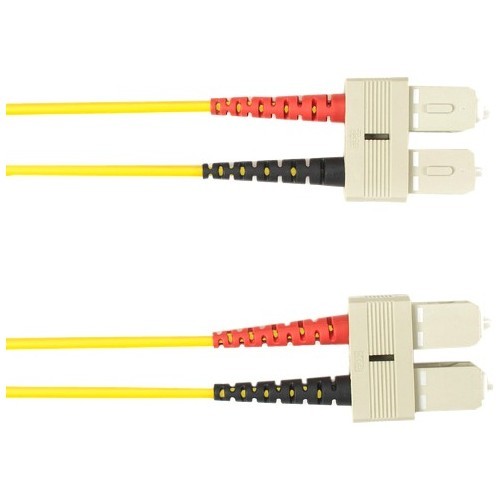 Black Box FOCMR62-006M-SCSC-YL Cables Black Box Fiber Optic Duplex Patch Network Cable - 19.70 Ft Fiber Optic Network Cable For Network De Focmr62006mscscyl 822088093176
