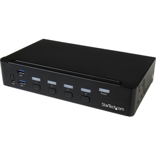 Startech SV431DPU3A2 KVM Switchboxes 4-port Displayport Kvm Switch - Usb 3.0 - 4k 065030863728