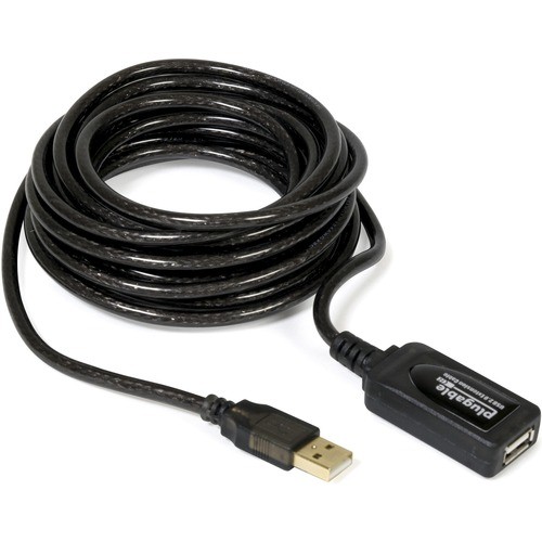USB Active Extension Cable (5m/16?) USB for Scanner, Speaker, Gaming Keyboard, Printer, Webcam - Extension Cable - 16.40 ft - 1 x Type A Male USB - 1