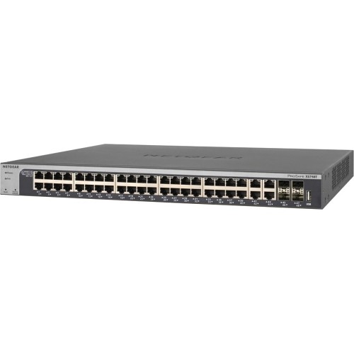 Netgear XS748T-100NES Switches & Bridges Netgear Prosafe Xs748t Layer 3 Switch - 44 Ports - Manageable - 10 Gigabit Ethernet, Gigabit Etherne Xs748t100nes 818214589071