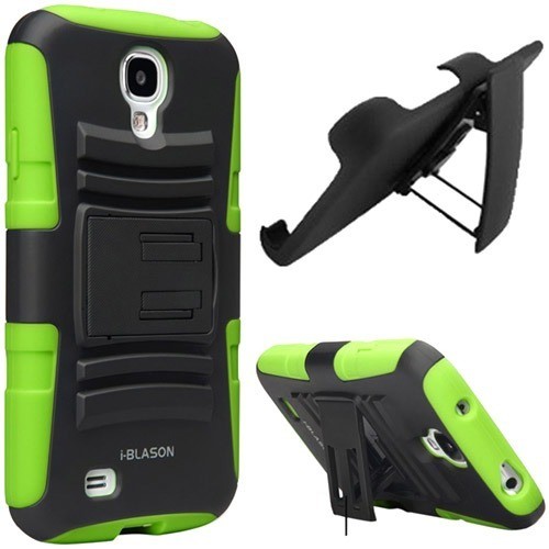 I-Blason S4-PRIME-GREEN Carrying Cases I-blason Prime Carrying Case (holster) Smartphone - Green - Abrasion Resistant Interior, Damage Resi S4primegreen 6951678575625
