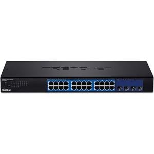 Trendnet TEG-30284 Switches & Bridges Trendnet 28-port Web Smart Switch, 24 X Gigabit Ports, 4 X 10g Sfp+ Slots, High Speed Network Uplink Teg30284 710931140200