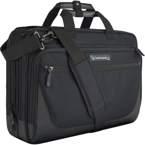 Tech Products 360 TPCCX-118-2101 Carrying Cases Techproducts360 Tech Brief Carrying Case (briefcase) For 15.6" Notebook - Handle, Trolley Strap (tpc Tpccx1182101 818215301238