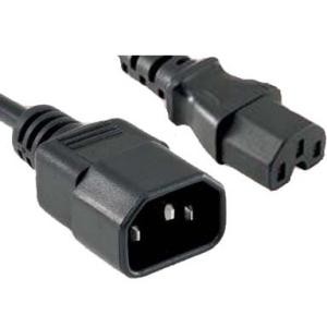 Enet Components C13C14-8F-ENC Power Cords Enet C13 To C14 8ft Black Power Extension Cord / Cable 250v 18 Awg 10a Nema Iec-320 C13 To Iec-320 C C13c148fenc 762047515991