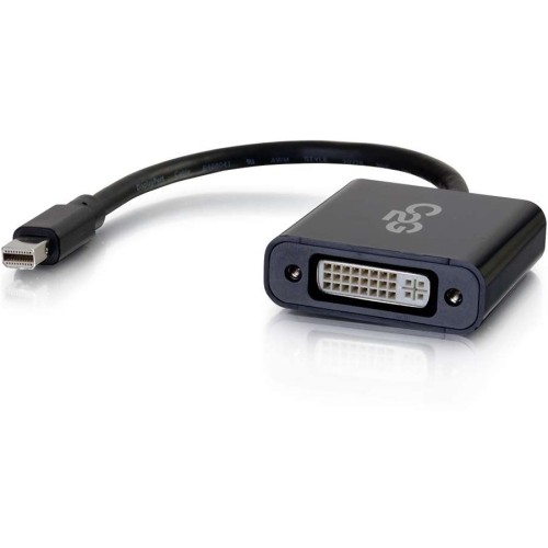 C2g 54318 Cables C2g Mini Displayport To Dvi Adapter - Mini Dp To Dvi-d Active Converter - Black - 8" Dvi/mini Displa 803931144818
