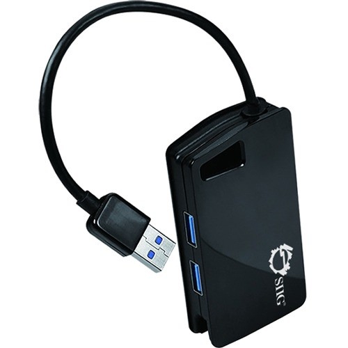 Siig JU-H30812-S1 USB/Firewire Adapters Siig Superspeed Usb 3.0 4-port Hub - Usb - External - 4 Usb Port(s) - 4 Usb 3.0 Port(s) - Pc, Mac (j Juh30812s1 662774025957