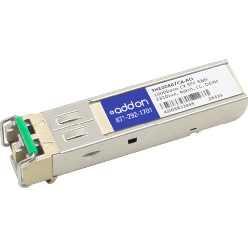 Addon 3HE00867CA-AO Switch Modules Addon Alcatel-lucent Nokia 3he00867ca Compatible Taa Compliant 1000base-ex Sfp Transceiver (smf, 131 3he00867caao 821455598856